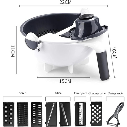 Bowl con Colador + Cortador Pro