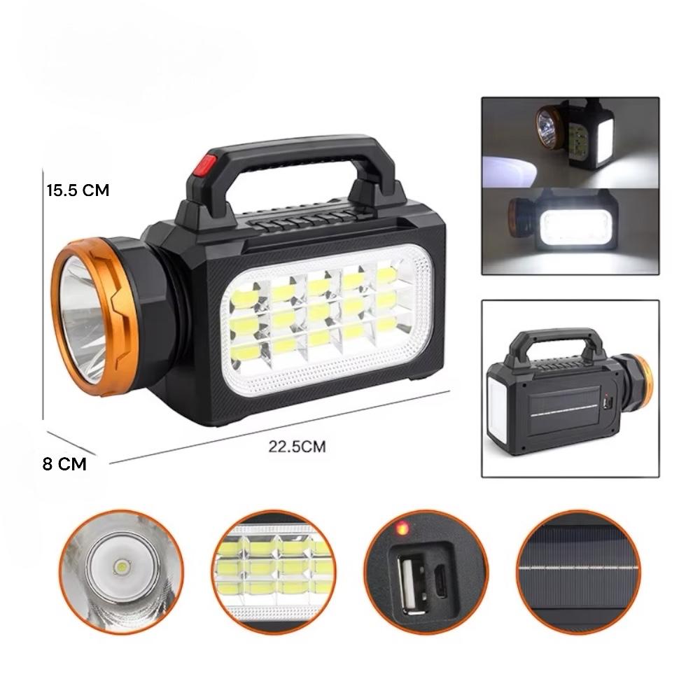 Linterna Lámpara Led Solar Alta Potencia