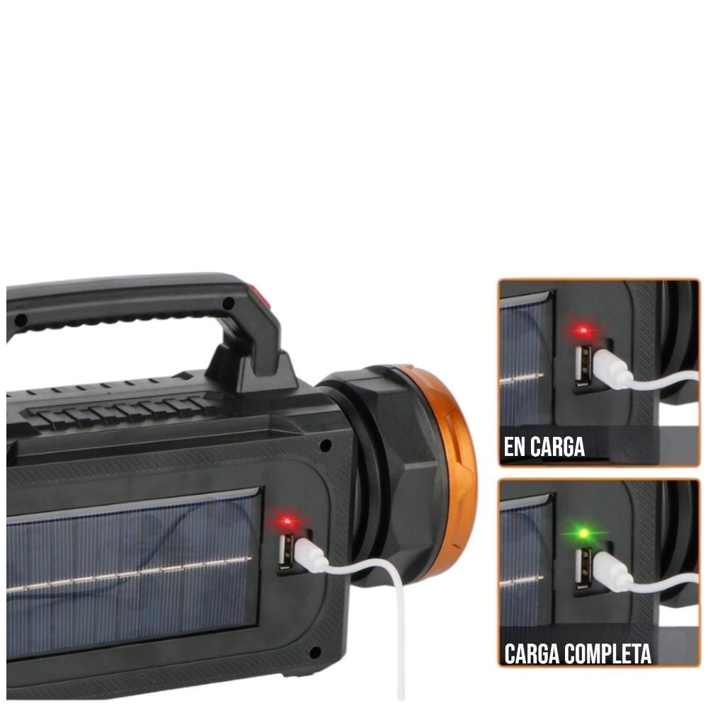 Linterna Lámpara Led Solar Alta Potencia