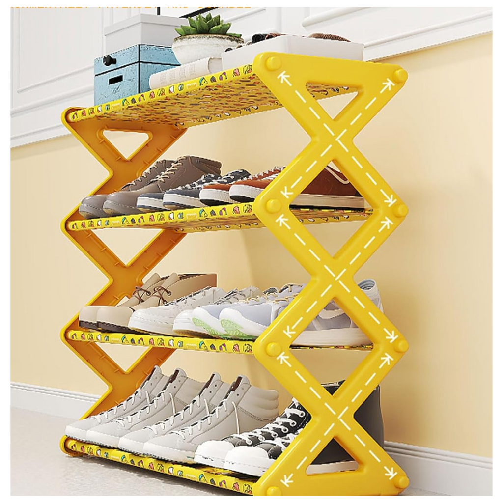 Estante para Zapatos 4 Niveles Zig Zag