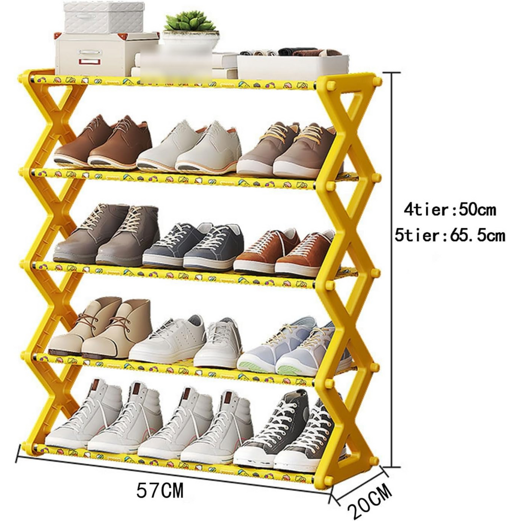 Estante para Zapatos 4 Niveles Zig Zag